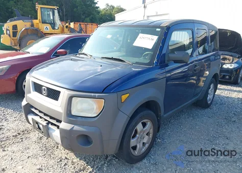 2003 Honda Element Ex from USA, damaged, VIN 5J6YH18573L002441